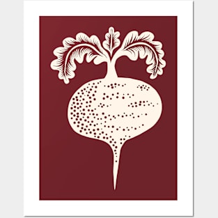 Beet white Posters and Art